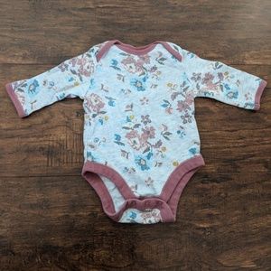 Baby girl floral onesie